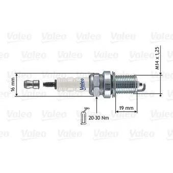 Bougie d'allumage VALEO 246855