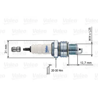 Bougie d'allumage VALEO 246861