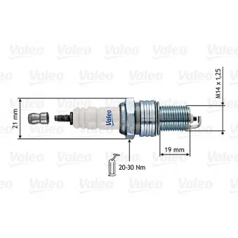 Bougie d'allumage VALEO 246862