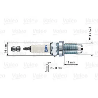 Bougie d'allumage VALEO 246869