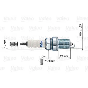 Bougie d'allumage VALEO 246872