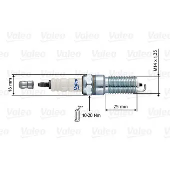 Bougie d'allumage VALEO 246876