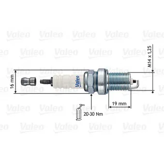Bougie d'allumage VALEO 246877