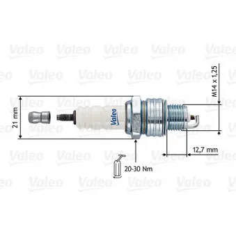 Bougie d'allumage VALEO 246878