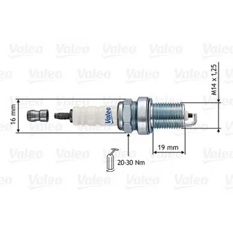 Bougie d'allumage VALEO 246880