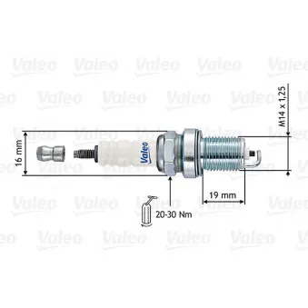 Bougie d'allumage VALEO 246881
