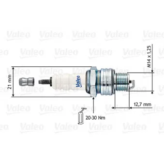 Bougie d'allumage VALEO 246882
