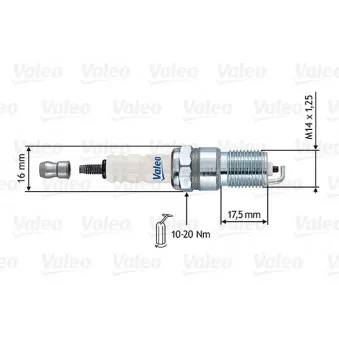 Bougie d'allumage VALEO 246883