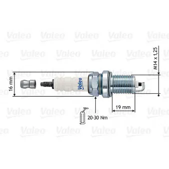 Bougie d'allumage VALEO 246886