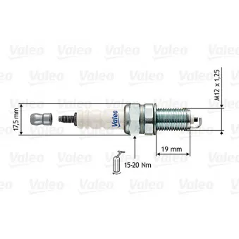 Bougie d'allumage VALEO 246888