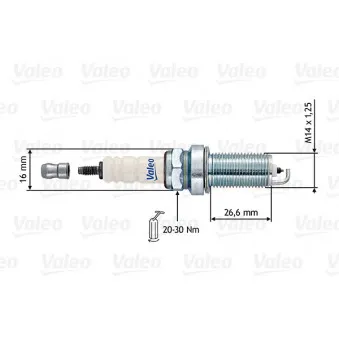 Bougie d'allumage VALEO 246889