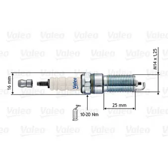 Bougie d'allumage VALEO 246890