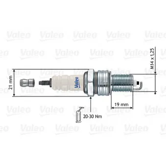 Bougie d'allumage VALEO 246891