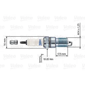 Bougie d'allumage VALEO 246893
