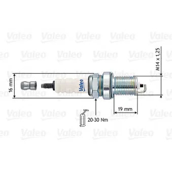 Bougie d'allumage VALEO 246895