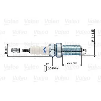 Bougie d'allumage VALEO 246897