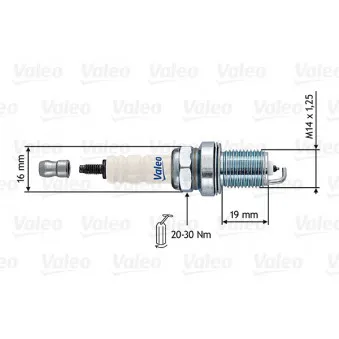 Bougie d'allumage VALEO 246898