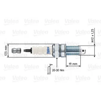 Bougie d'allumage VALEO 246899