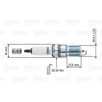 Bougie d'allumage VALEO 246900
