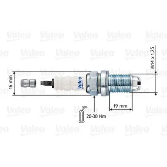 Bougie d'allumage VALEO 246901