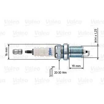 Bougie d'allumage VALEO 246904