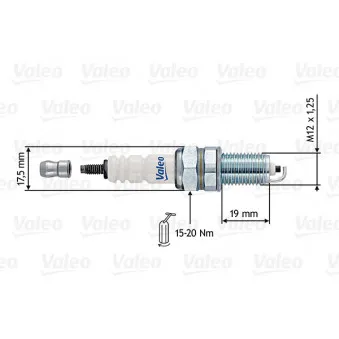 Bougie d'allumage VALEO 246905