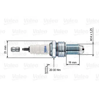 Bougie d'allumage VALEO 246907