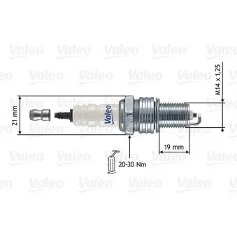 Bougie d'allumage VALEO 246909