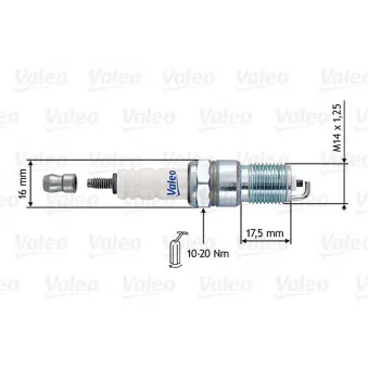 Bougie d'allumage VALEO 246910