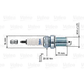 Bougie d'allumage VALEO 246911