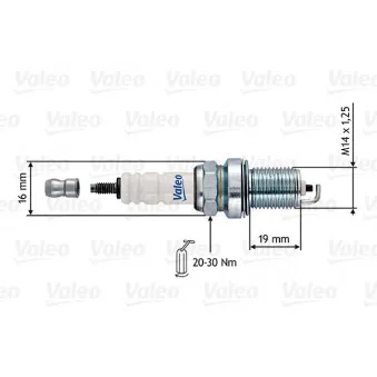 Bougie d'allumage VALEO 246913