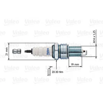 Bougie d'allumage VALEO 246914