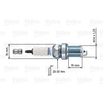 Bougie d'allumage VALEO 246916