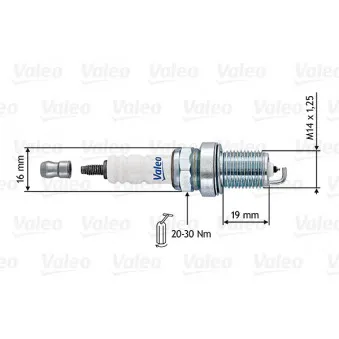 Bougie d'allumage VALEO 246917