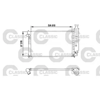 Radiateur, refroidissement du moteur VALEO 310919