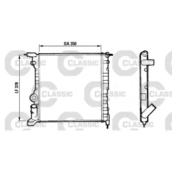 Radiateur, refroidissement du moteur VALEO 316656