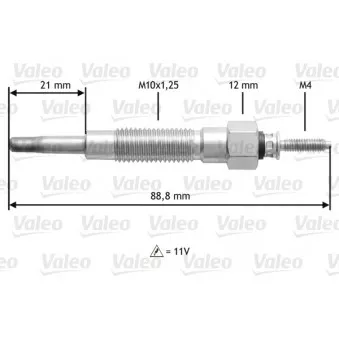 Bougie de préchauffage VALEO 345213