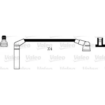 Kit de câbles d'allumage VALEO 346006