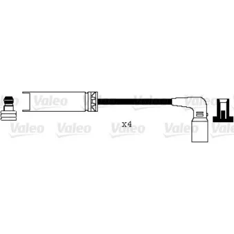 Kit de câbles d'allumage VALEO 346009