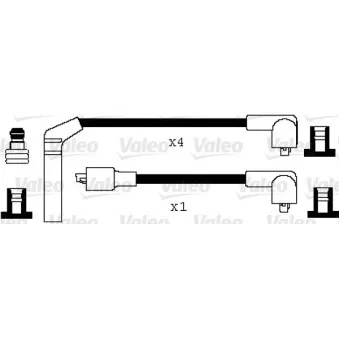 Kit de câbles d'allumage VALEO 346012