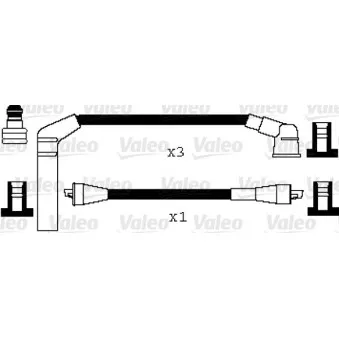 Kit de câbles d'allumage VALEO 346014