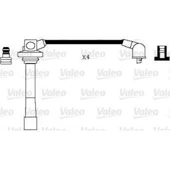 Kit de câbles d'allumage VALEO 346023