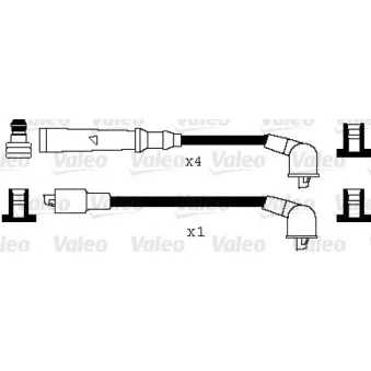Kit de câbles d'allumage VALEO 346026