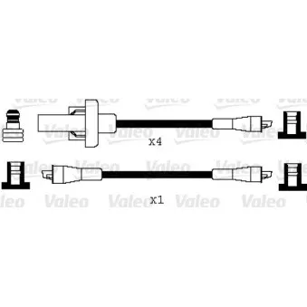 Kit de câbles d'allumage VALEO 346030