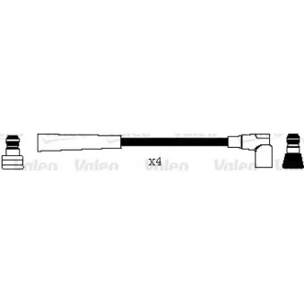 Kit de câbles d'allumage VALEO 346041