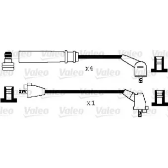 Kit de câbles d'allumage VALEO 346042