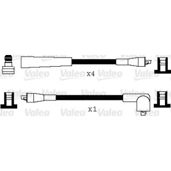 Kit de câbles d'allumage VALEO 346057