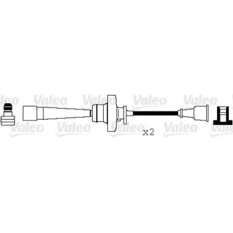 Kit de câbles d'allumage VALEO 346067