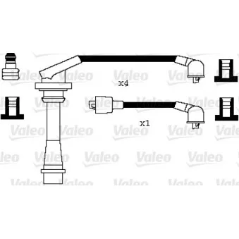 Kit de câbles d'allumage VALEO 346076