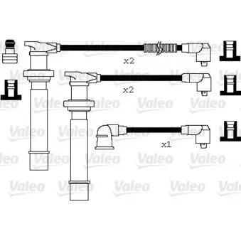 Kit de câbles d'allumage VALEO 346077